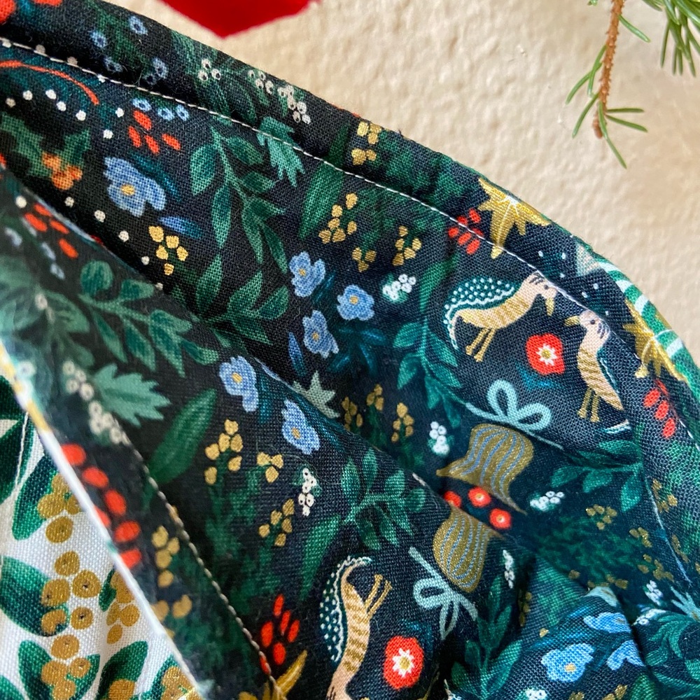 Handmade Rifle Paper Co Christmas Stocking - Picture 4 of 5